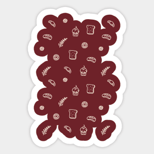 Bread Pattern Sticker